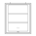 Freezer Door - 8075937014 Freezer Door Complete White 53 [Electrolux Aeg]